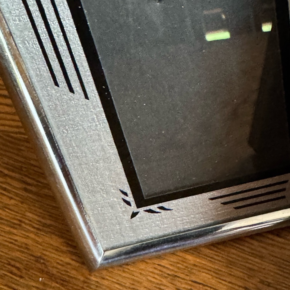 Pair Vintage 1930s Art Deco Silver  Picture Frames 4x6 - Picture 4 of 9